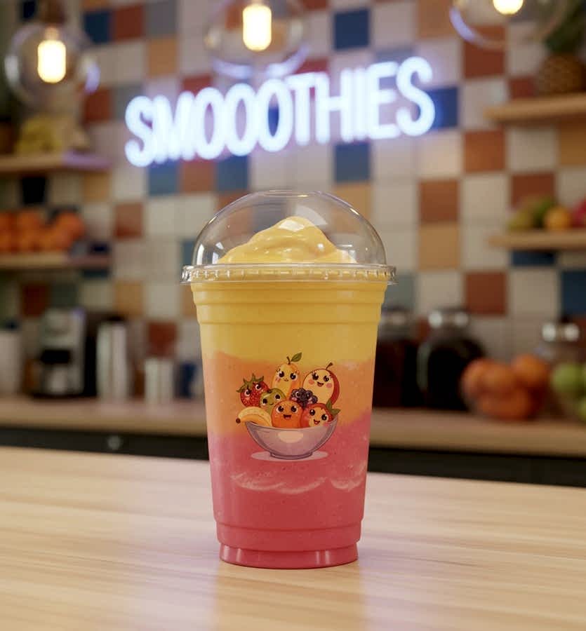 Пластиковые стаканы для смузи