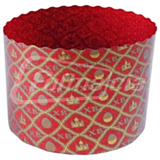 CP134-95PEGR Форма бумажная для выпечки куличей 500 г (d134, h95)