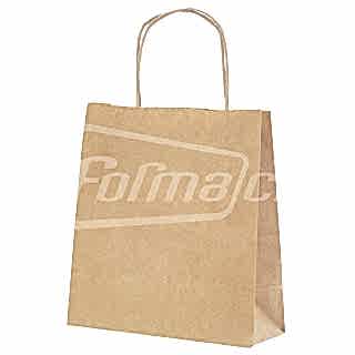 BH320-180-370 Пакет бумажный, крафт, с кручеными ручками 320x180x370 мм