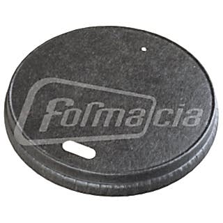PLO-90-K1-050000 Крышка бумажная для стаканов d 90 мм, черная без клапана