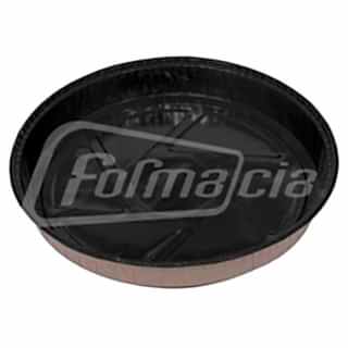 C200-25BLACK Форма бумажная одноразовая (D220,d198,h25) ламинированная, черная