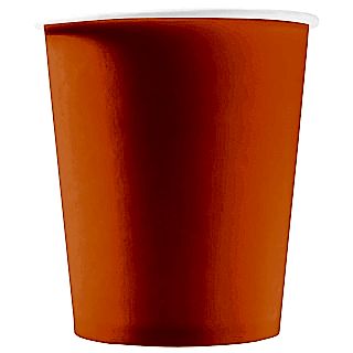 HB80-280-050000 Бумажный стакан 250 мл, оранжевый