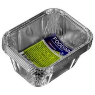 R136G-5FDN Контейнеры (формы) одноразовые из алюминиевой фольги набор 5 шт, 114×89×42мм, 251мл.