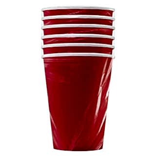 HB90-430-6-0497 Набор бумажных стаканов 300 мл, красный, 6 шт.