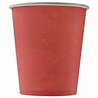HB80-280-L-050000 Бумажный стакан 250 мл, красный, ЛАЙТ