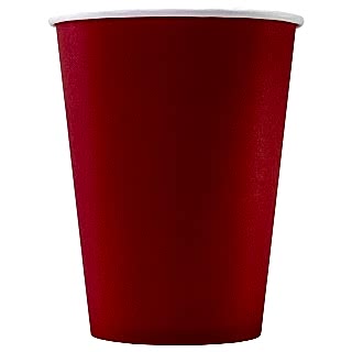 HB90-430-0497 Бумажный стакан 300 мл, красный