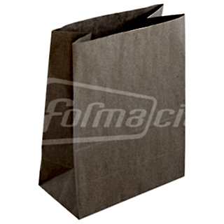 BR220-120-290 Пакет бумажный, крафт, с прямоугольным дном 220х120х290 мм