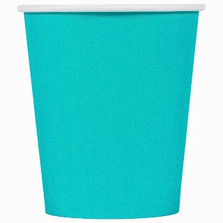 HB80-280-050000 Бумажный стакан 250 мл, бирюзовый