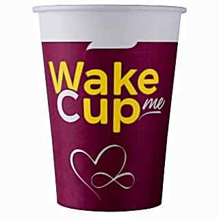 HB70-210-1196 Бумажный стакан 200 мл, Wake Me Cup