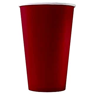 HB80-340-0847 Бумажный стакан ToGo 300 мл, красный