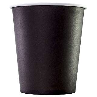HB80-280-L-050000 Бумажный стакан 250 мл, черный, ЛАЙТ