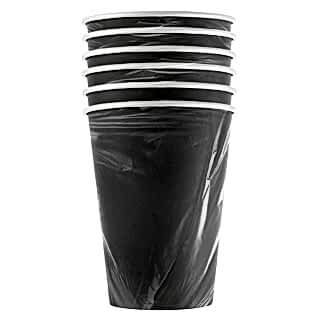 HB90-430-6-0459 Набор бумажных стаканов 300 мл, черный, 6 шт.
