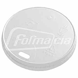 PLO-80-W2 Крышка бумажная для стаканов d 80 мм, без клапана