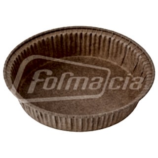 C90-21P Форма бумажная одноразовая для выпечки Пай D100, d90, h=21 коричневая