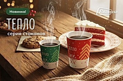 Сезонная новинка - серия стаканов «Тепло»