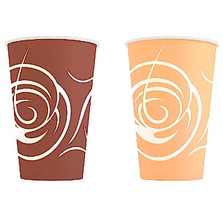 HB73-260-050000 Бумажный стакан для вендинга 230 мл, Крема