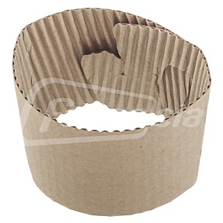 CUPM-2B-S Манжета для стакана универсальная, 2-х слойная, крафт картон