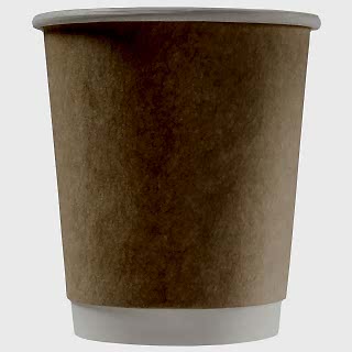 DW80-280-0274 Двухслойный бумажный стакан 250 мл, крафт