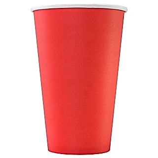 HB80-360-2304 Бумажный стакан ToGo 300 мл, красный