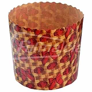 CP90-90BF Форма бумажная для выпечки куличей 200 г (d90, h90)