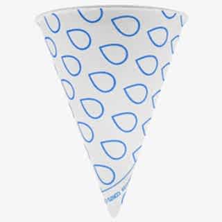 CON75-130-050000 Конус бумажный одноразовый "Вода" 100 мл