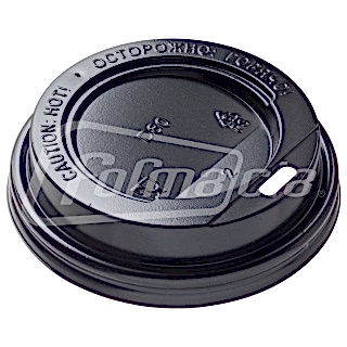 CH-80B-А Крышка для бумажных стаканов D 80, чёрная