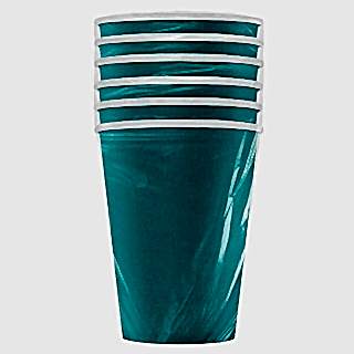 HB90-430-6-050000 Набор бумажных стаканов 300 мл, бирюзовый, 6 шт.