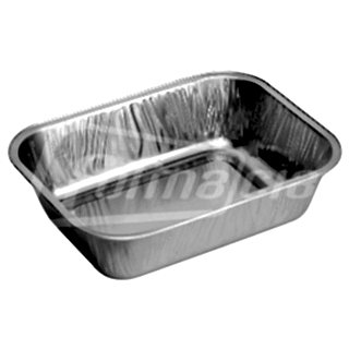 SR002G-050000 Контейнер из алюминиевой фольги одноразовый авиакасалетка 135*100 h31мм без покрытия