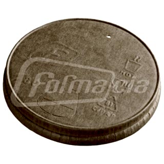 PLF-80-K1 Крышка бумажная для стаканов d 80 мм, крафт с клапаном