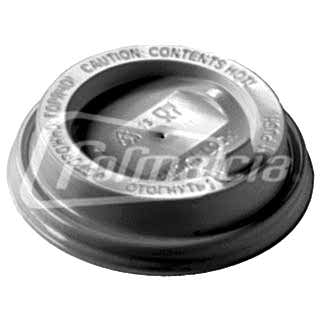 CH-80FW-K Крышка для бумажных стаканов D 80 мм, белая с клапаном