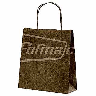 BH280-150-320 Пакет бумажный, крафт, с кручеными ручками 280x150x320 мм